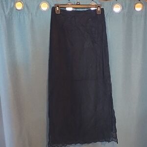 Not 4 Sale Pamala O'Brien Elegant Black Lace  Skirt
